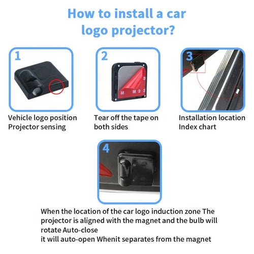 LED Door Logo Projector (2PCS)