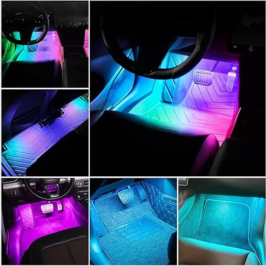 RGB Car Interior LED Light Strip — App & Music Sync