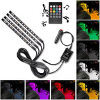RGB Car Interior LED Light Strip — App & Music Sync