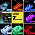 RGB Car Interior LED Light Strip — App & Music Sync
